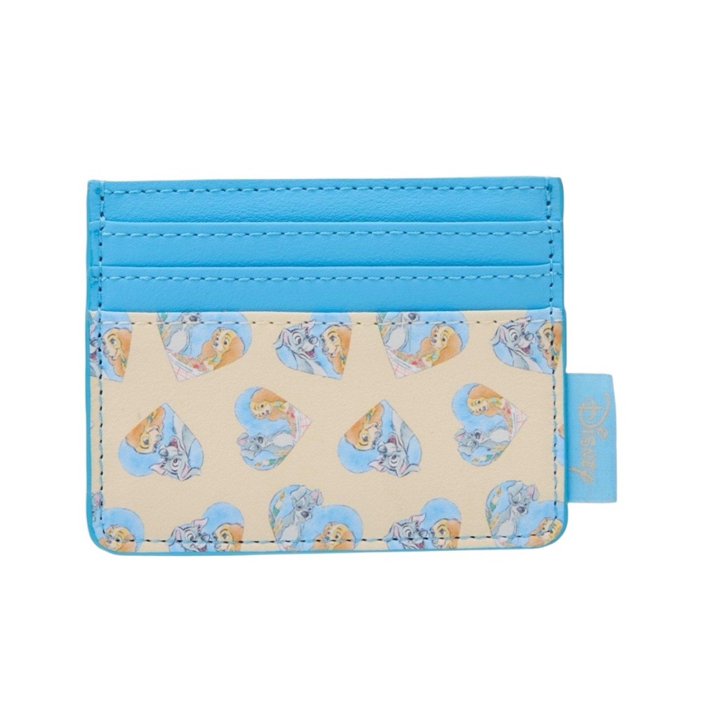NEW Loungefly Disney Lady & The Tramp Spaghetti Scene Cardholder Wallet